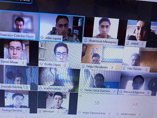 La charla virtual del jefe de Estudios se extendi&oacute; por m&aacute;s de una hora.