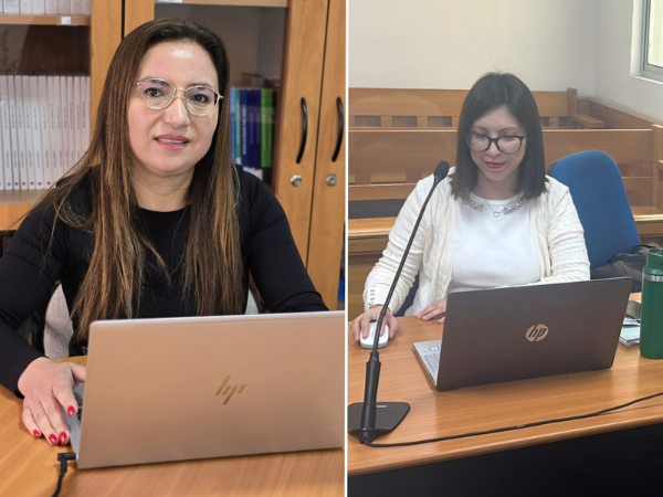 La jefa regional de Estudios, Karina Reyes, y la defensora p&uacute;blica Carolina Lagos lograron demostrar la leg&iacute;tima defensa.
