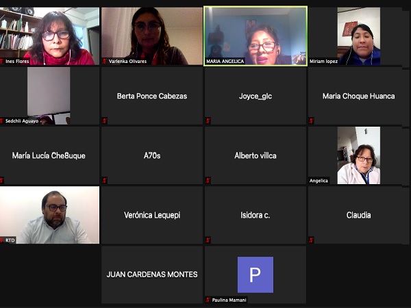 La charla convoc&oacute; a 22 dirigentes y representantes de organizaciones ind&iacute;genas de Arica.