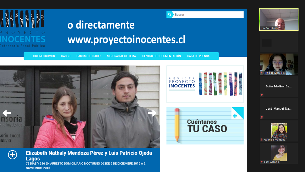 El Defensor Regional destac&oacute; la importancia de contar con un sitio de difusi&oacute;n de la inocencia de personas injustamente encarceladas.