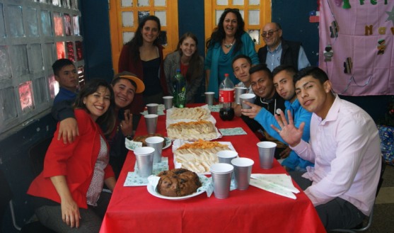 El equipo visit&oacute; a las cuatro caba&ntilde;as en que habitan los grupos de j&oacute;venes en el CIP-CRC de Las Gaviotas.