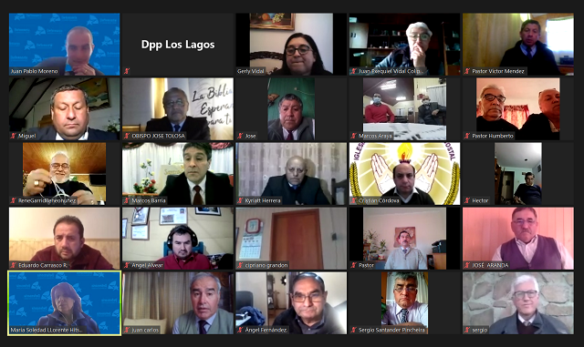 La actividad se realiz&oacute; v&iacute;a Zoom con pastores de todo Chile.