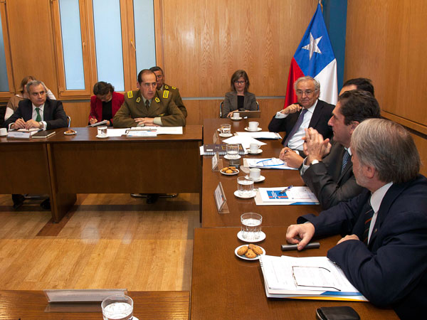 Una imagen de la reuni&oacute;n a la que asistieron ayer los integrantes de la Comisi&oacute;n Nacional de Coordinaci&oacute;n del Sistema de Justicia Penal.