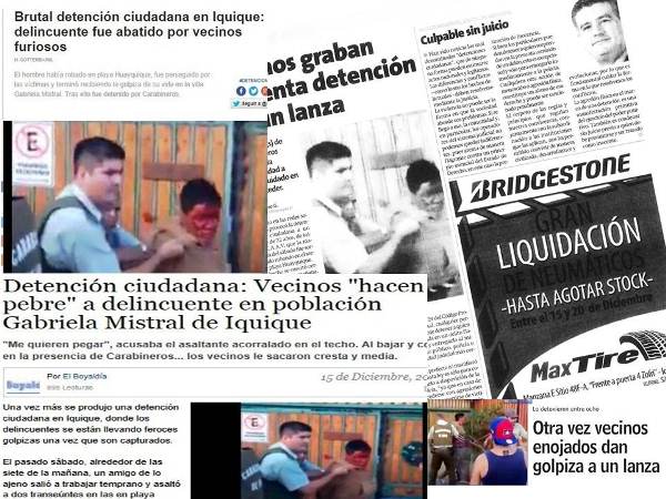 El nuevo caso de violenta &ldquo;detenci&oacute;n ciudadana&rdquo; motiv&oacute; una profusa difusi&oacute;n en los medios.