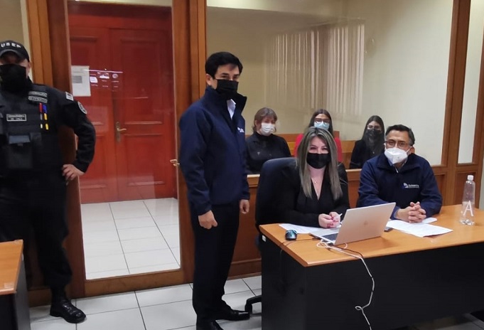 La defensora local jefe de Antofagasta, Claudia Nievas inici&oacute; el retorno a las audiencias presenciales en el Tribunal de Garant&iacute;a de la ciudad.
