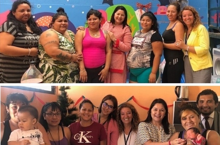 Las mujeres de las secciones de lactantes de la regi&oacute;n de Antofagasta recibieron el saludo de la Defensora Regional.