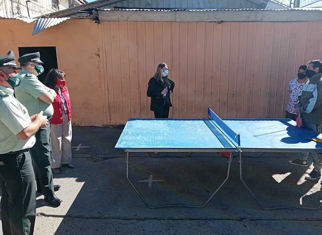 La defensora p&uacute;blica Roc&iacute;o Burguess durante la visita al Centro de Cumplimiento Penitenciario (CCP) de Yungay.