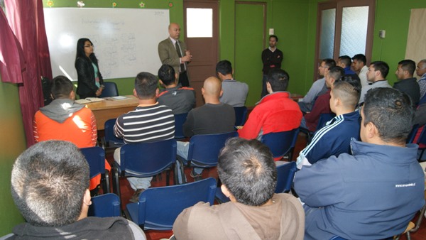 Los internos condenados plantearon participativamente sus inquietudes y consultas.