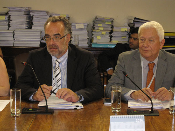 Leonardo Moreno y Francisco Geisse concurrieron a la Comisi&oacute;n de Constituci&oacute;n, Legislaci&oacute;n y Justicia de la C&aacute;mara. 