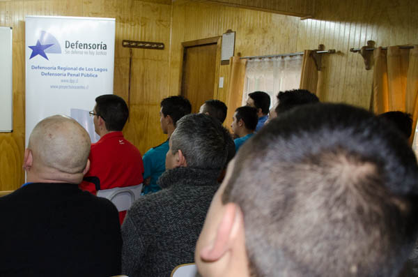 Los internos pudieron resolver con el defensor especializado sus dudas sobre distintos procedimientos.