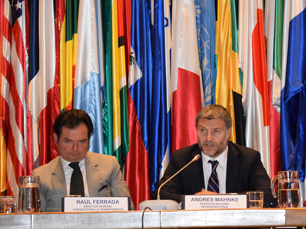 Andr&eacute;s Mahnke, particip&oacute; en la inauguraci&oacute;n de un seminario en Cepal