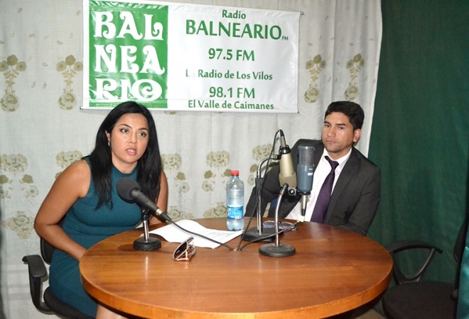 La defensora Carolina Galleguillos particip&oacute; entusiastamente en su primera entrevista radial en el programa "Justicia a su Alcance".