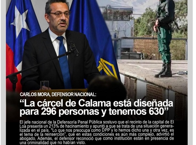 La problem&aacute;tica carcelaria y otras materias fueron tratadas por el Defensor Nacional en su entrevista con este medio de Antofagasta.