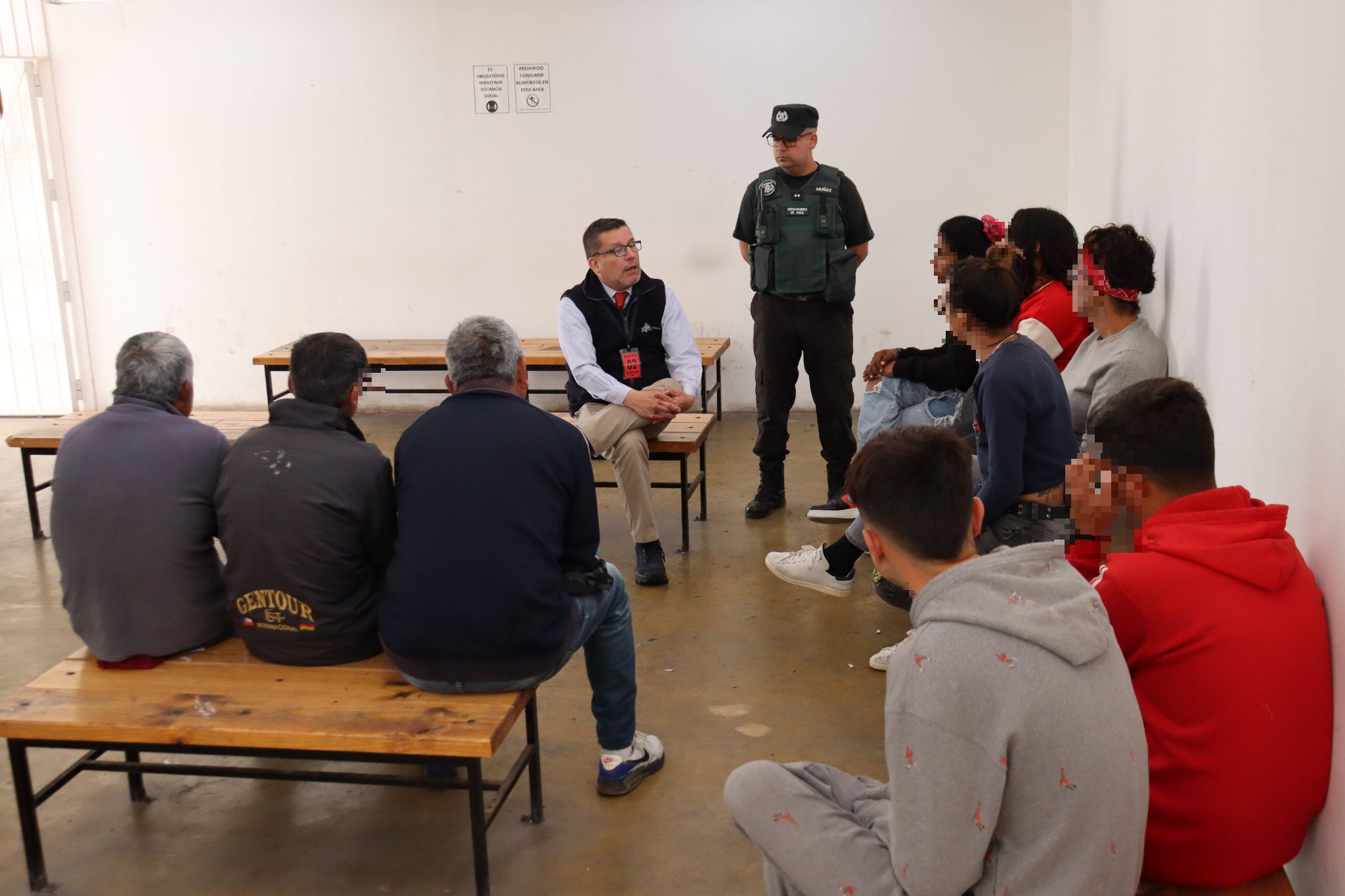 El Defensor Regional de Tarapac&aacute;, Gabriel Carri&oacute;n Calder&oacute;n, aclar&oacute; dudas e inquietudes de las y los internos..