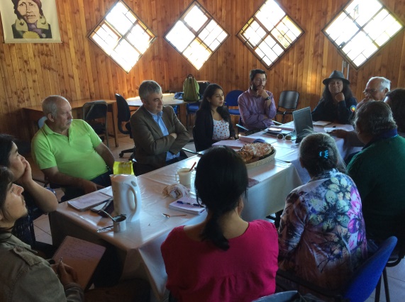 Apoy&oacute; el encuentro la mediadora intercultural Blanca Caniulen de la oficina de defensa penal mapuche 