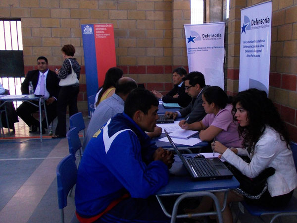 El m&oacute;dulo institucional tuvo tanta demanda en el penal de Acha, que la atenci&oacute;n se prolong&oacute; por m&aacute;s de tres horas.