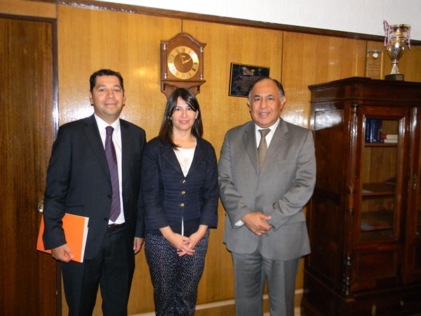 La Defensora Regional Metropolitana Sur se entrevist&oacute; con los presidentes de la Cortes de Apelaciones de Santiago y San Miguel (en la foto).