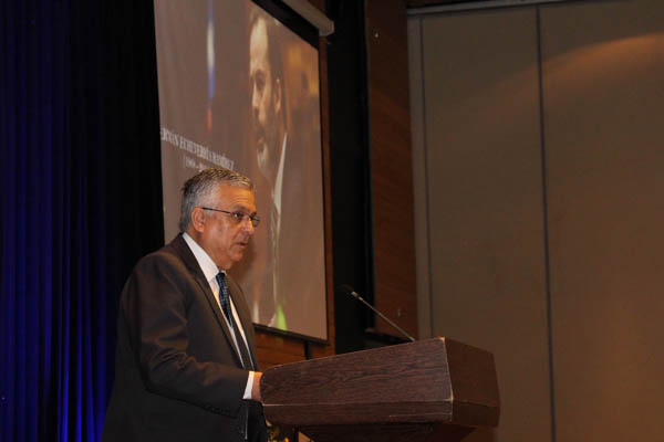 El presidente de la Corte de Apelaciones de Puerto Montt, al inicio de las jornadas. 