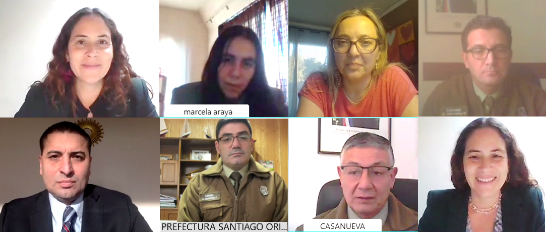 Buena acogida tuvieron entre los prefectos de Carabineros de las Zonas Norte, Oriente y Andes las propuestas de la Defensora Regional Daniela B&aacute;ez.
