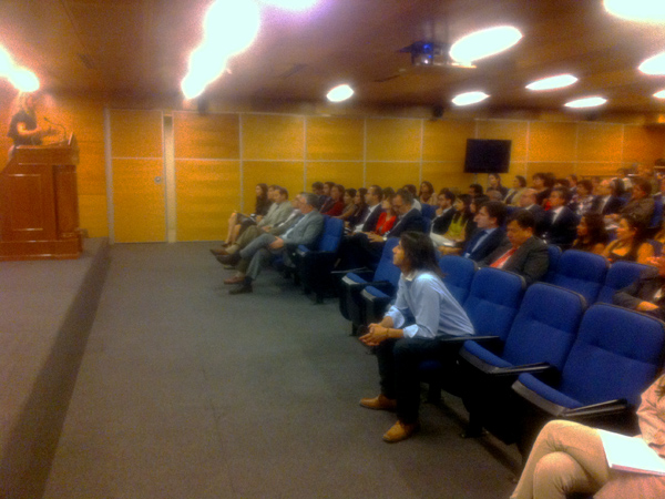 A la charla de la doctora Salinas asistieron directivos, abogados y otros profesionales de la DRMS.