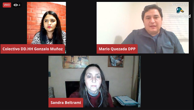 Mario Quezada se refiri&oacute; a los derechos del imputado en conversatorio con colectivo de derechos humanos.