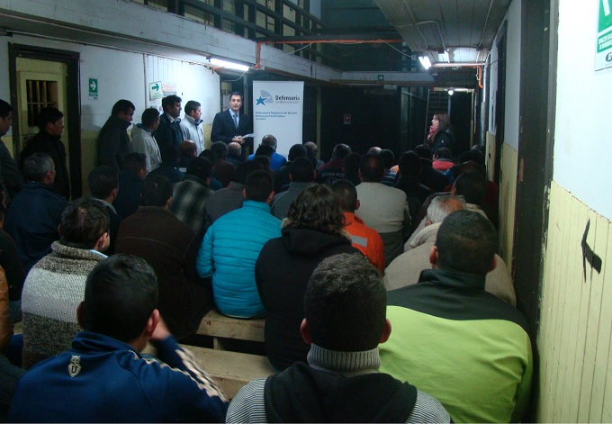 Un amplio inter&eacute;s y una entusiasta participaci&oacute;n tuvo el di&aacute;logo participativo entre los internos del penal de la comuna de San Carlos.