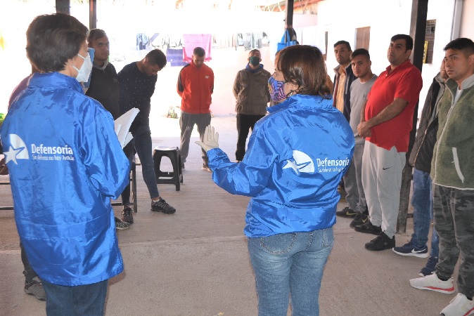 Las directivas regionales dialogan con una docena de internos del patio de imputados del penal Illapelino