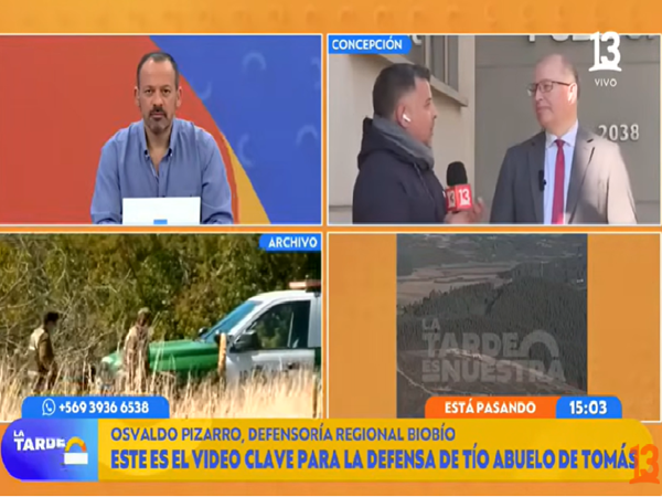 Durante la entrevista, Osvaldo Pizarro detall&oacute; que el video da cuenta de patrones de movimiento que resultan innegables.