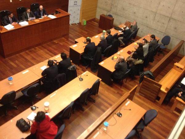 Sin la presencia de los acusados absueltos se realiz&oacute; la breve audiencai de lectura de la sentencia.