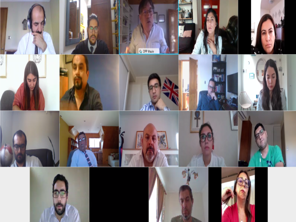 El 80 por ciento de los defensores penales p&uacute;blicos del Maule particip&oacute; en el conversatorio.