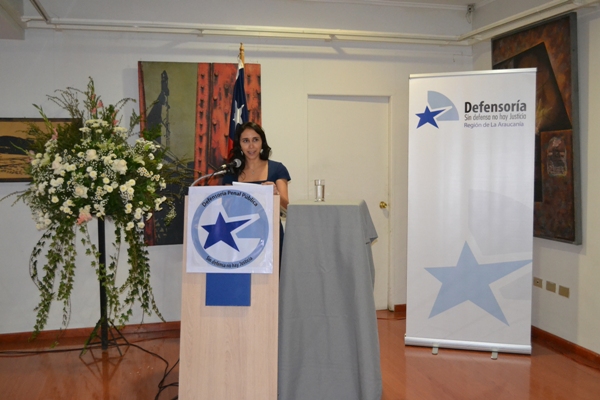 La Defensora Regional de La Araucan&iacute;a, B&aacute;rbara Katz Medina, rindi&oacute; su cuenta p&uacute;blica en el Museo Ferroviario de Temuco.