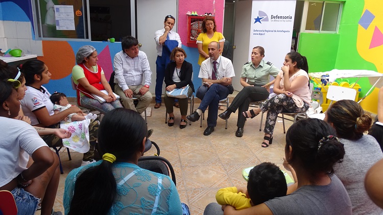 Los defensores penitenciarios visitaron la secci&oacute;n de lactantes del penal de Antofagasta.