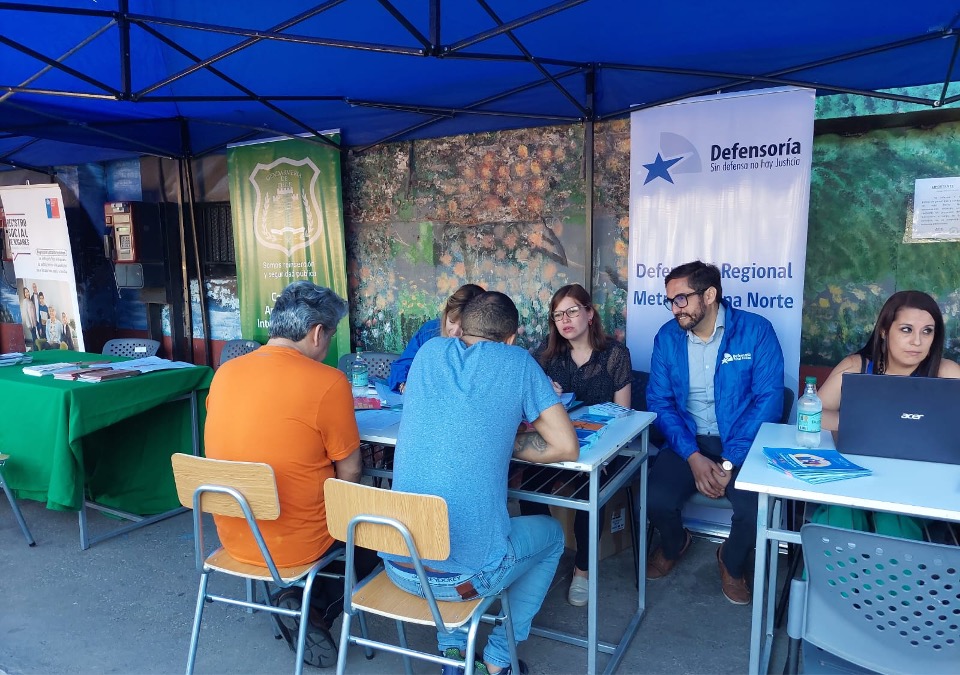 La Defensor&iacute;a Metropolitana Norte fue unos de los servicios m&aacute;s requeridos por los internos durante la Plaza de Justicia.