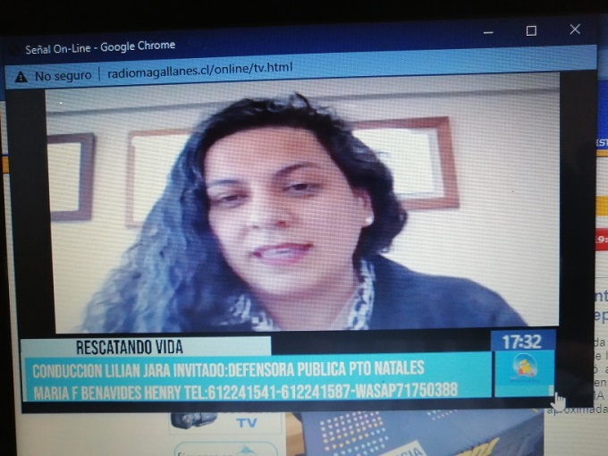 La abogada dijo sentirse orgullosa de pertenecer a la Defensor&iacute;a Penal P&uacute;blica.