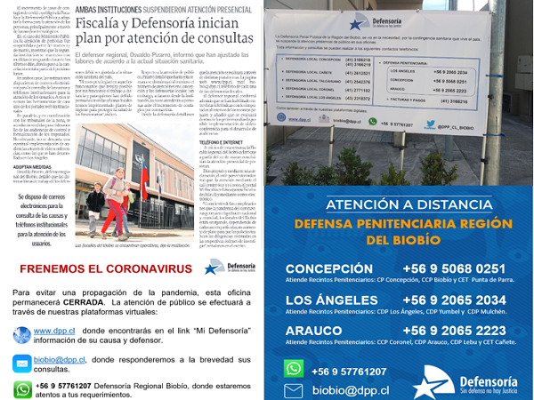 Formas de difusi&oacute;n de atenci&oacute;n virtual al publico, en medios de comunicaci&oacute;n y redes sociales 