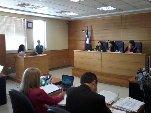 El relato de Karina S.C. no dej&oacute; a nadie indiferente en el Tribunal Oral en lo Penal de Puente Alto. Sufri&oacute; 18 de violencia reiterada. 