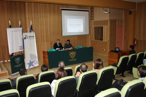 El Defensor Regional de Atacama, Ra&uacute;l Palma, present&oacute; el Proyecto Inocentes en la Universidad de Atacama.