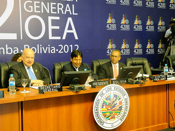 Una imagen del 42&deg; per&iacute;odo de sesiones ordinarias de la OEA (cr&eacute;dito: Patricia Leiva / OAS).