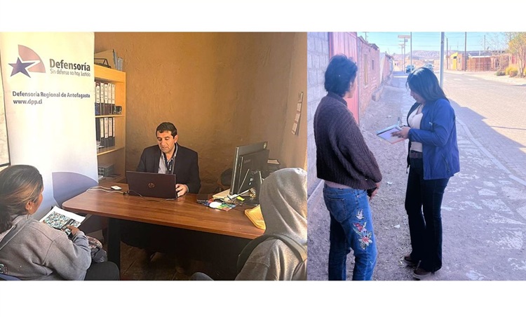 En una oficina municipal y en terreno, la presencia de la Defensor&iacute;a Penal P&uacute;blica se consolida en San Pedro de Atacama.