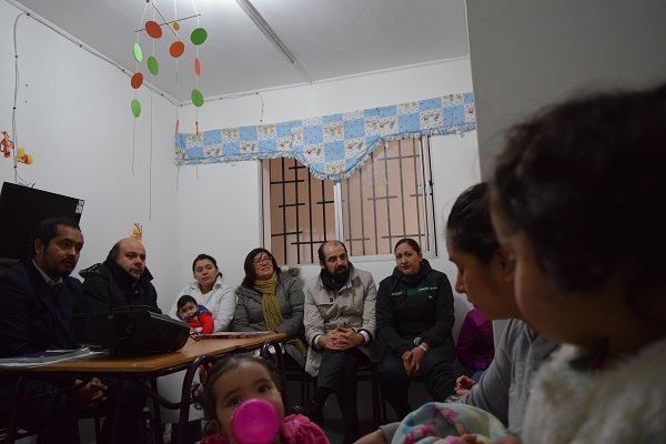 El ameno dialogo participativo con mujeres privadas de libertad con hijos lactantes se desarroll&oacute; en el CPF de Talca.