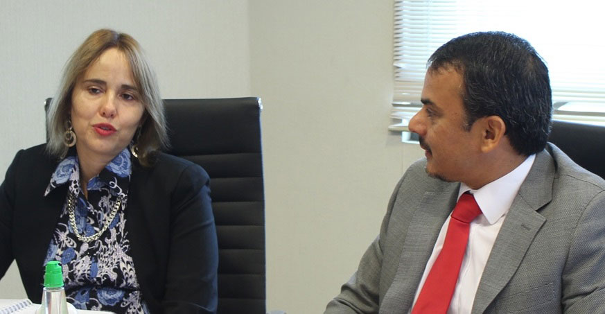 In&eacute;s Rojas, Defensora Regional de Coquimbo y &Aacute;lvaro Lara Director Ejecutivo de la Fiscal&iacute;a en esta regi&oacute;n