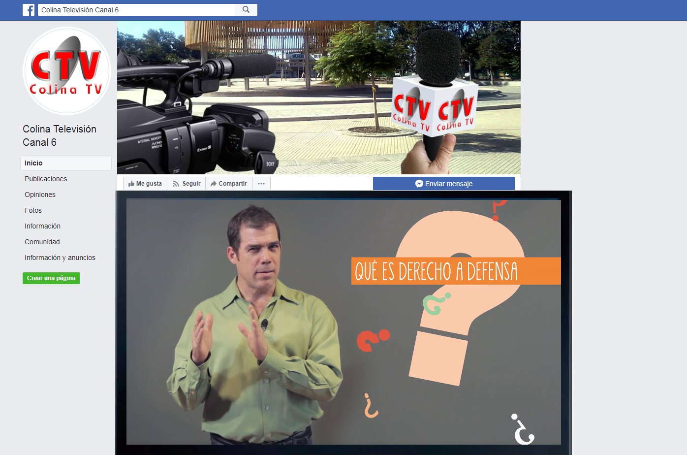 Colina TV est&aacute; emitiendo 8 videos educativos sobre el proceso penal elaborados por la DPP y conducidos por al actor y abogado &Aacute;lvaro Escobar.