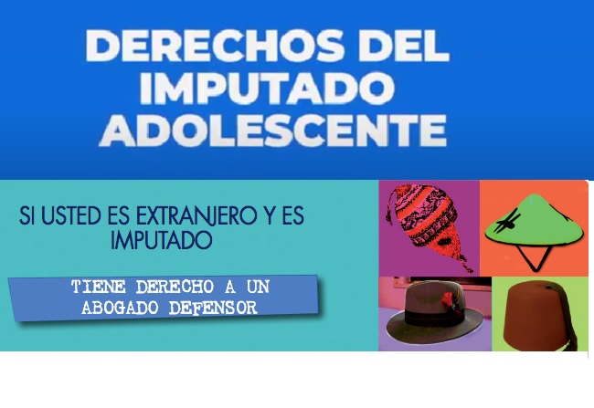 El defensor penal juvenil Sergio Mu&ntilde;oz y la trabajadora social Angela Morales representan causa de joven migrante imputado.