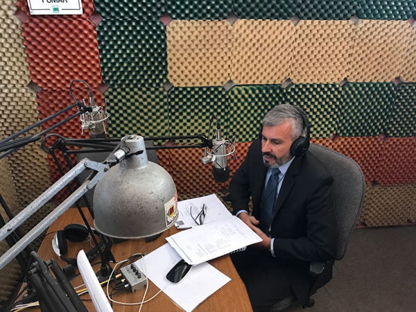 El Defensor Regional, Ra&uacute;l Palma Olivares responde preguntas en vivo en radio de Vallenar.