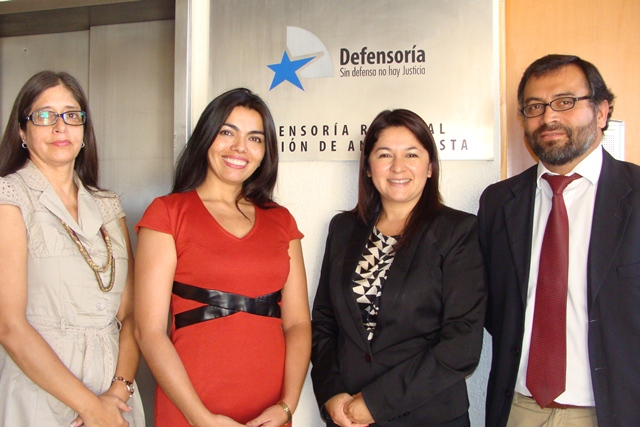La mueva seremi de Justicia de Antofagasta se reuni&oacute; con directivos de esa Defensoria Regional 