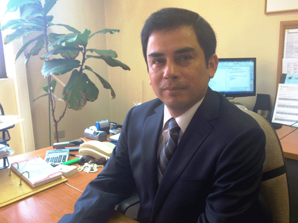 Defensor local jefe de Antofagasta, Jos&eacute; Fuentealba.