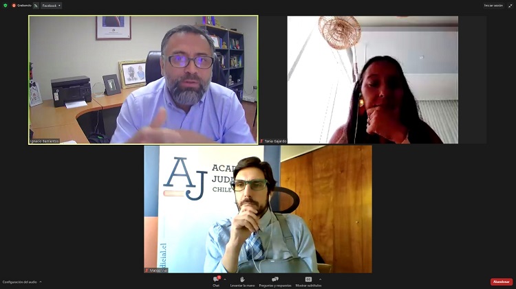 Invitado por la Academia Judicial de Chile, el Defensor Regional Ignacio Barrientos expuso sobre los nudos cr&iacute;ticos de la migraic&oacute;n en sede penal.