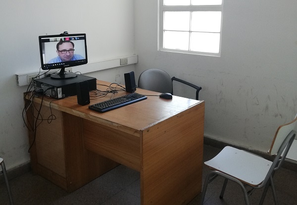 M&aacute;s de 80 videoconferencias se coordinan a diario con las c&aacute;rceles de la regi&oacute;n de O'Higgins.