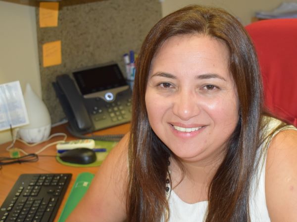 La abogada Karina Reyes. 