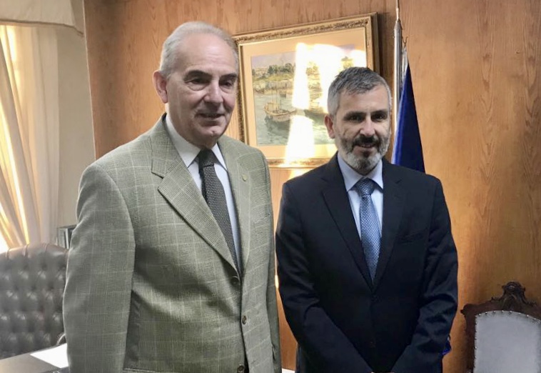 El presidente de la Corte de Apelaciones de Copiap&oacute;, Francisco Sandoval, junto al Defensor Regional de Atacama.
